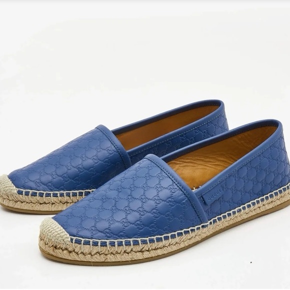 Men’s Gucci Monogram Microguccissima GG Espadrilles